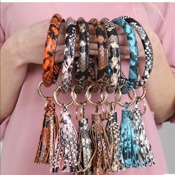 Accessories - Brand New Leather Tassel Key Ring